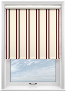 Winnies Stripe, Russet - Roller Blind